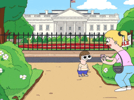 White House Worm GIF by Adult Swim