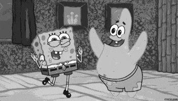 spongebob squarepants dancing GIF
