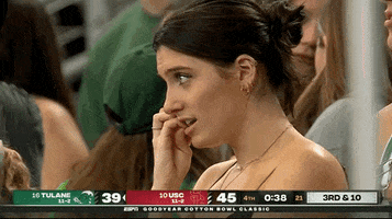 Nervous College Football GIF by Goodyear Cotton Bowl Classic