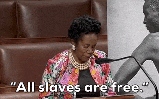 Sheila Jackson Lee Juneteenth GIF by GIPHY News