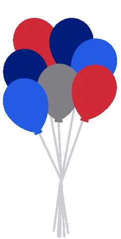 Red White And Blue Celebration Sticker by U.S. Bank