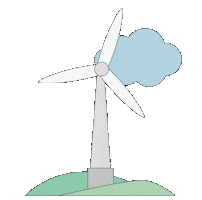 Energy Wind Sticker by Iqony
