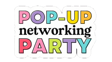 Pop Up Networking Sticker by Deanna Seymour