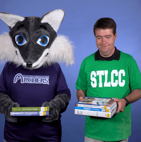 Education Books GIF by St. Louis Community College