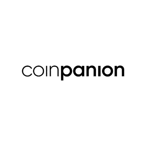Logo Black Sticker by Coinpanion