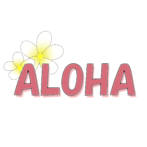 Aloha Sticker by Belle Vie Hawaii