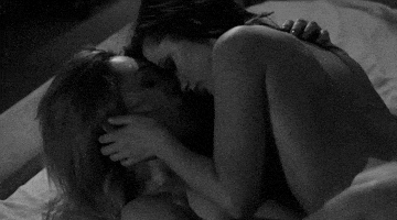 lesbians kiss gif GIF