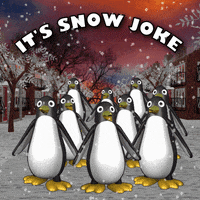 Snow Not Joking GIF