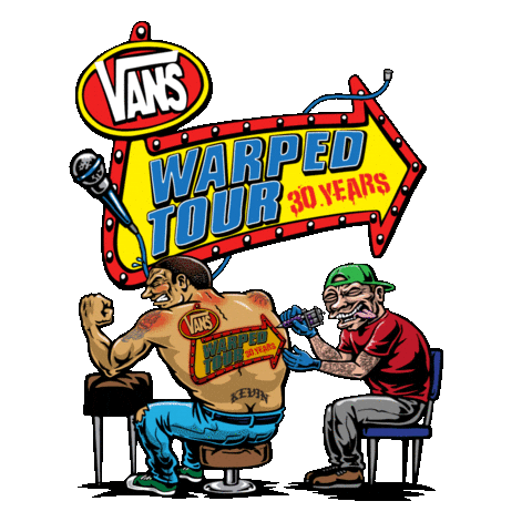 Warped Tour Sticker by rideorcry