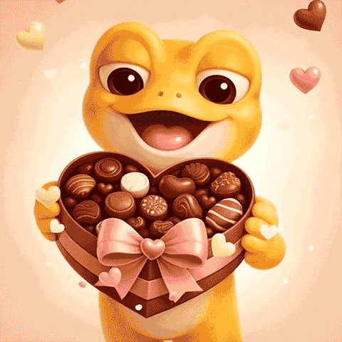 Love Is In The Air Chocolate GIF by Turbo Toad