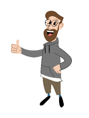 Lucas Thumbs Up Sticker