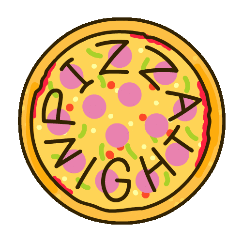 Hungry Pizza Pie Sticker by Studio Moross for iOS & Android GIPHY
