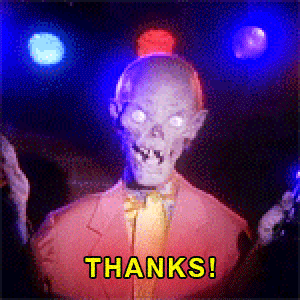 Tales From The Crypt Thank You GIF by patternbase