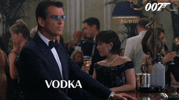 Pierce Brosnan Drink GIF by James Bond 007
