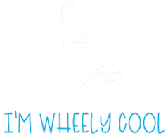 Wheels Wheelchair Sticker