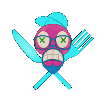 Hungry Party Sticker
