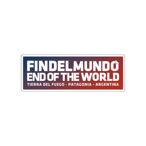 Fin Del Mundo Sticker by Infuetur