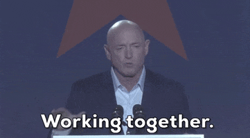 Working Together Mark Kelly GIF by Election 2020