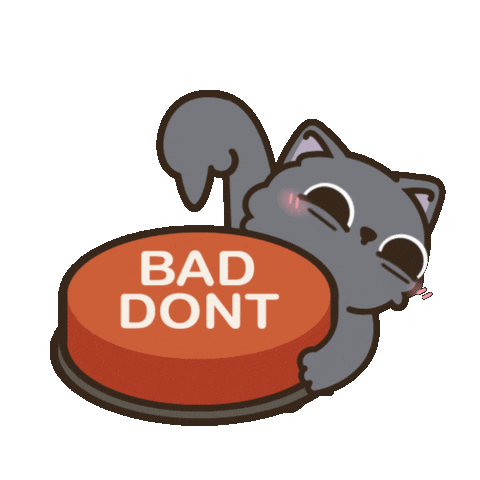 Button Sticker by Bubu