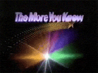 the more you know animated gif