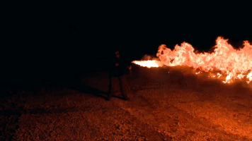 mightyteam fire guns flame thrower GIF