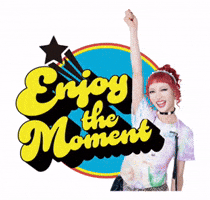 Line Enjoy The Moment GIF