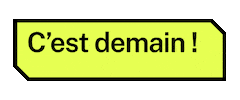 Jaune Sticker by Meyrin culture