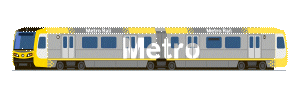 Train Subway Sticker by Metro Los Angeles
