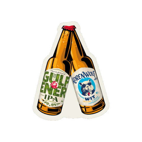 Cheers Bier Sticker by Gulpener Bierbrouwerij