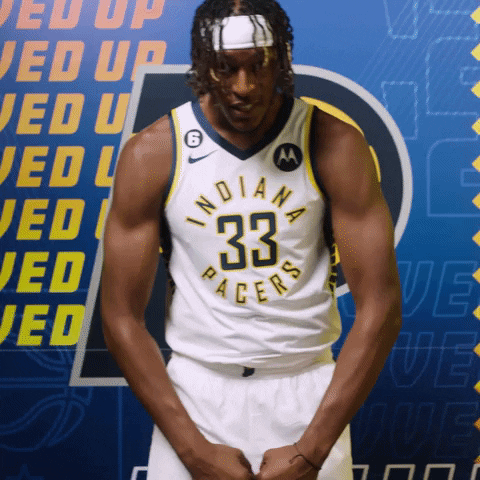Yell Myles Turner GIF by Indiana Pacers