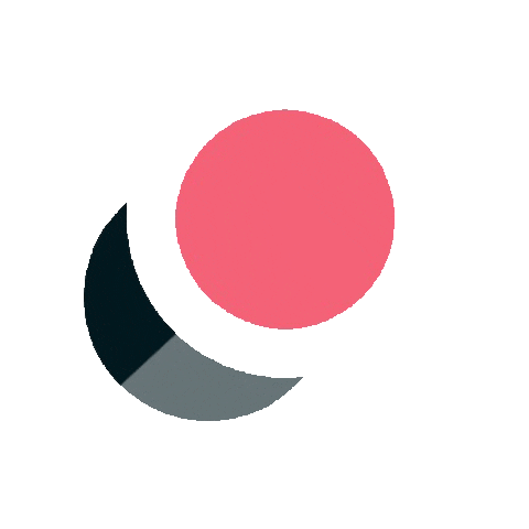 Pink Moon Blazeby Sticker by The Social media Lab