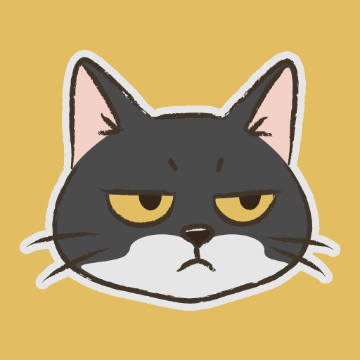 Unimpressed Tuxedo Cat GIF