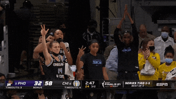 Happy Hands Up GIF by WNBA
