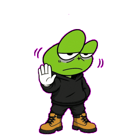 Frog Sticker by ForeverWilin