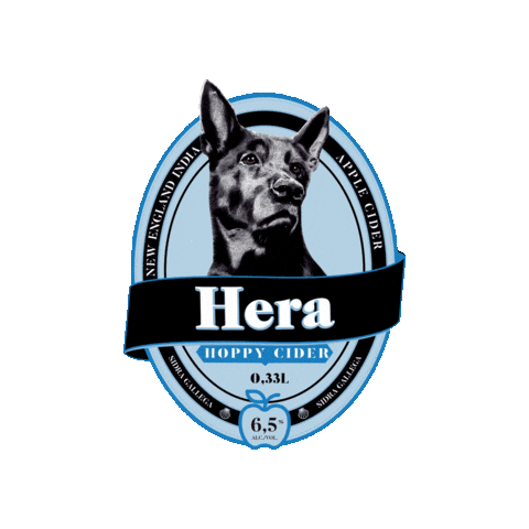 Hoppy Sticker by Hera Cider