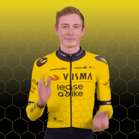 Jonas Vingegaard GIF by Team Visma | Lease a Bike
