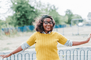 Sue Ann Arm Wave GIF