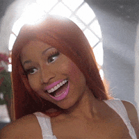 nicki minaj laughing GIF