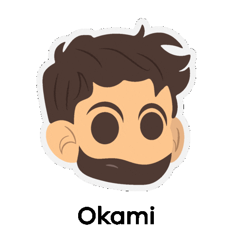 Okami Sticker by streamerch