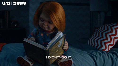 Chucky GIF by SYFY - Find & Share on GIPHY