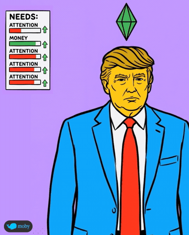 Trump Sims GIF by Moby