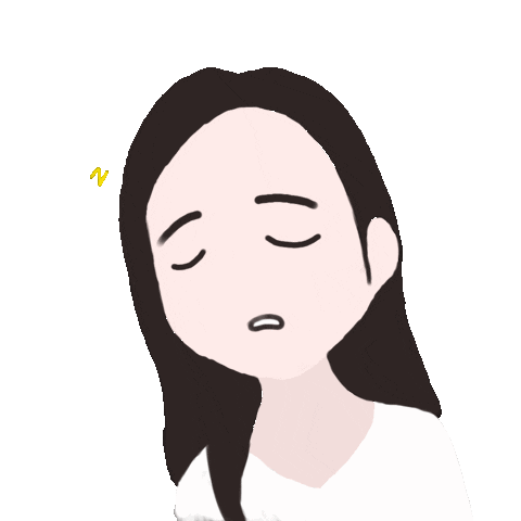 Tired Zzz Sticker