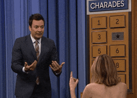 Charades GIF by The Tonight Show Starring Jimmy Fallon
