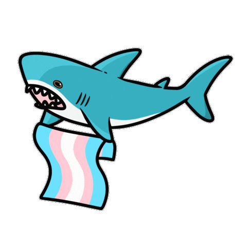 Pride Shark Sticker