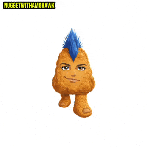 Hallo Chicken Nuggets GIF