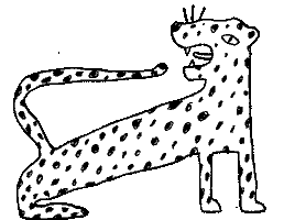 Leopard Sticker by Kleiner Kreis