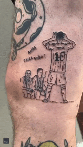 World Cup Tattoo GIF by Storyful