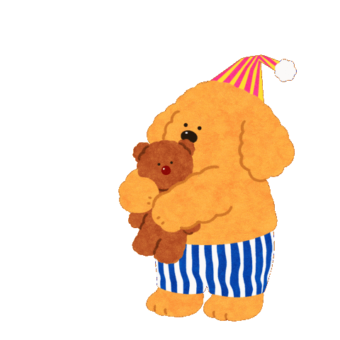 Teddy Bear Dog Sticker