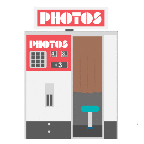 Old School Photobooth Sticker by Fotoautomat Portugal