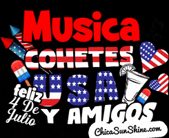 Estados Unidos Musica GIF by ChicaSunshineShop